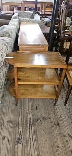Mid-century Chamfuti Drinks Trolley