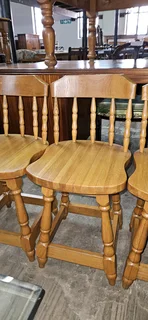 5 x Oak Bar Chairs EACH