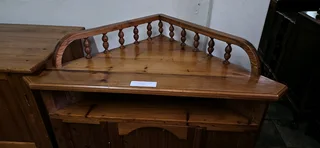 Oregon Pine Corner Cabinet