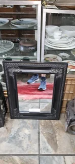 Mahogany Baroque Mirror