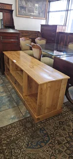 Oregon Pine Plasma TV Stand Large