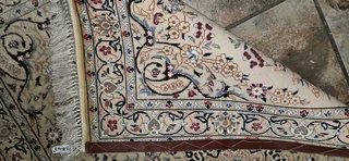 Nain Part-silk Persian Rug