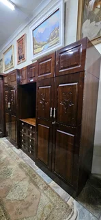 Imbuia ➕️ Finish Space-saver Protea Wardrobe