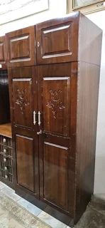 Imbuia ➕️ Finish Space-saver Protea Wardrobe