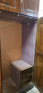 Imbuia ➕️ Finish Space-saver Protea Wardrobe