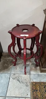 Vintage Rosewood Oriental Stand