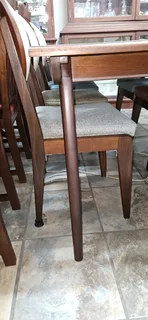 8-pc Mid-century Mahogany ➕️ FormicaDining Set