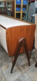 8-pc Mid-century Mahogany ➕️ FormicaDining Set