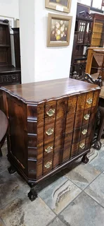 Imbuia Ball and Claw Chest of Drawers