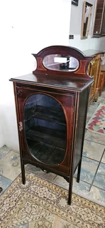 Edwardian Poplar Inlaid Cabinet