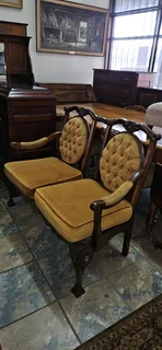 Imbuia 2-seater Ball and Claw Settee