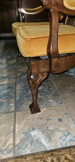 Imbuia 2-seater Ball and Claw Settee