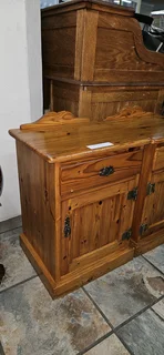 2 x Oregon Pine Bedside Cabinets EACH