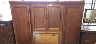 Teak Combination Study Cabinet