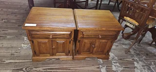 2 x Oak Bedside Cabinets EACH
