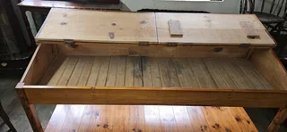 Oregon Pine Draftsman&#39;s Table