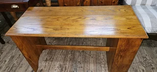 Oak Shelved Desk