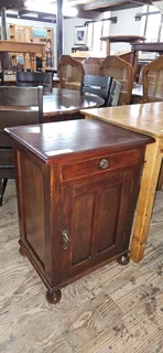 Teak Nightstand on Bunfeet