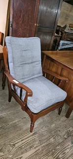 1 x Retro Mahogany Armchair