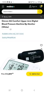 Omron M6 Comfort BP Monitor