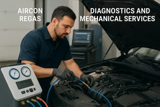 Vehicle aircon regas and diagnostics