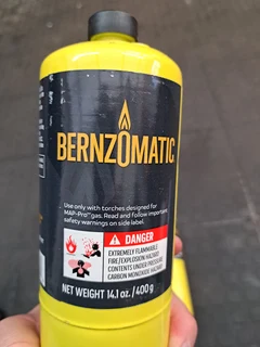 115071 BERNZOMATIC PRO-MAX HAND TORCH CYLINDER 400GRAM MG9