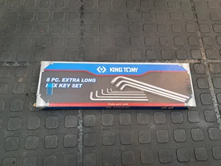 King Tony Allen Key Set 8pc Extra Long 3 14mm  20208mr01