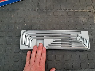 KING TONY ALLEN KEY SET 8PC EXTRA LONG 3 14MM  20208MR01