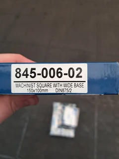 ACCUD MACHINIST SQUARE WIDE BASE 150X100MM GRADE 2 DIN878