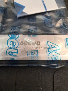 ACCUD MACHINIST SQUARE WIDE BASE 150X100MM GRADE 2 DIN878