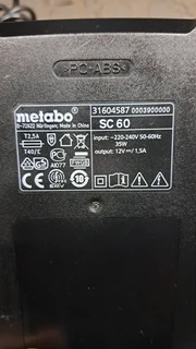 Metabo SC 60 Plus Charger 18V