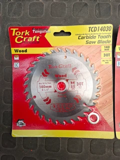 TorkCraft BLADE TCT 140 X 30T 20/16/13 GENERAL PURPOSE COMBINATION WOOD