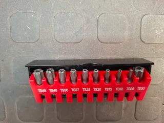 FORCE 10pc Five-sided Tamperproof bit set