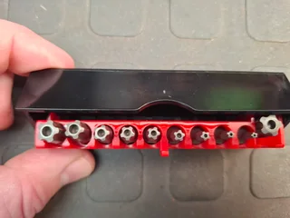 FORCE 10pc Five-sided Tamperproof bit set