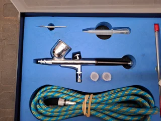 AirCraft airbrush &amp; compressor set (NEW / never used)