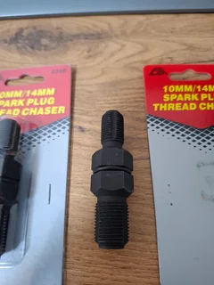 Spark plug thread chaser 10mm &amp; 14mm