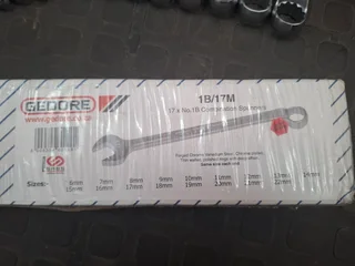 GEDORE 1B/17M Combination spanner set * Brand new*