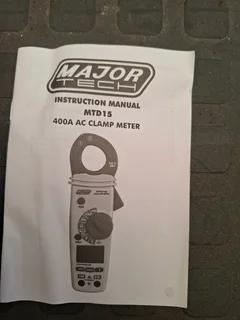 MAJOR TECH MTD15 CLAMP METER *Ex Display unit*