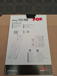 POP PNT110 Rivnut setting tool * Brand New*