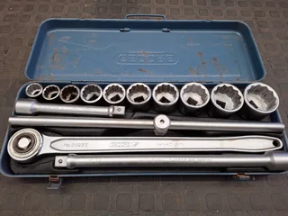 GEDORE 3/4&#34; Socket set D32 EMZ Socket Set - 628026