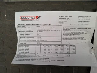 GEDORE DREMASTER 300 insert torque wrench *BRAND NEW*