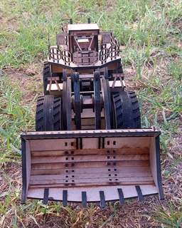 CAT 994 Loader Lasercut Model Puzzle (unassembled)