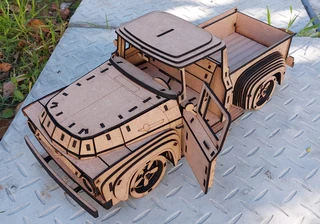 1956 Ford F100 Model Puzzle (unassembled)