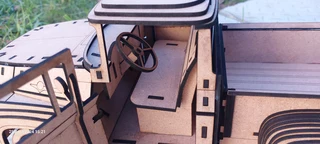 1956 Ford F100 Model Puzzle (unassembled)