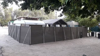 WINDBOMAS/ 5.5M X 1.5M H /NEW /QUOTE IN PICS