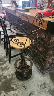 Hand Forged Steampunk Style Chairs