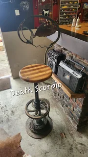 Hand Forged Steampunk Style Chairs