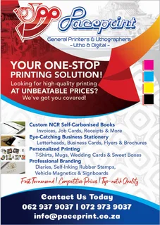 For All Your Printing Requirements....