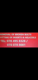 Removal of broken bolts