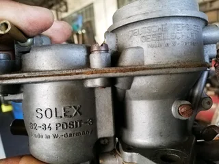 VW type 3 and 4 Dual carburettors